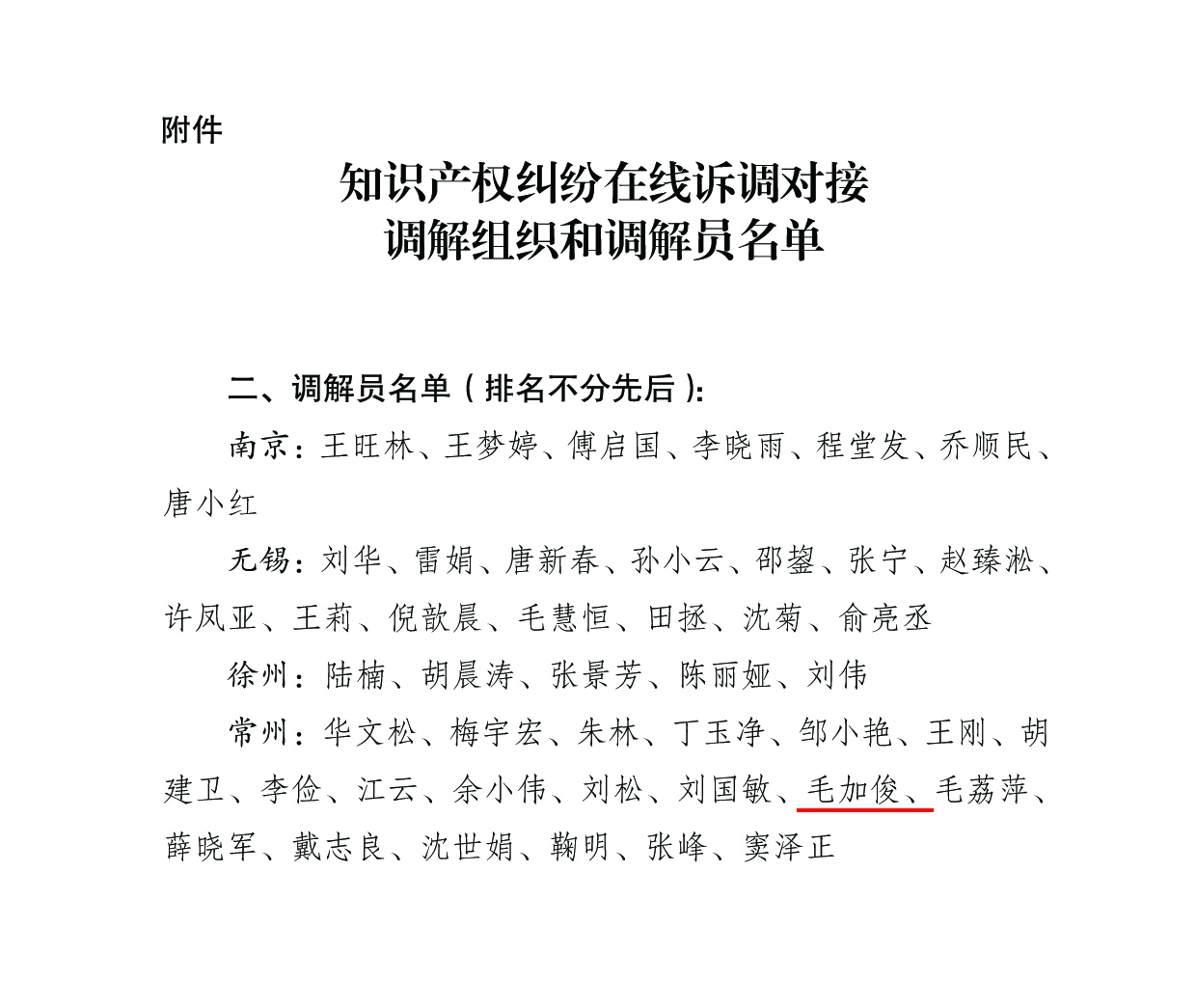 苏知发2022年  4号 关于聘任知识产权纠纷在线诉调对接调解组织和调解员的通知 23.jpg